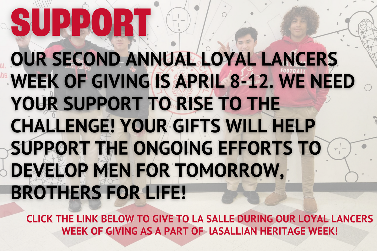 INFORMATION ON HOW TO DONATE TO LA SALLE